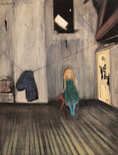 オール・アローン・アローン、1909年。 作： Leon Spilliaert
