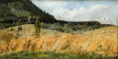 とうもろこし畑 作： Leon Wyczolkowski
