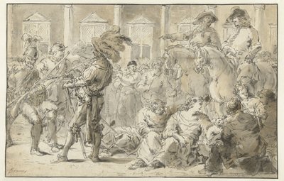 デルフト民兵 作： Leonaert Bramer
