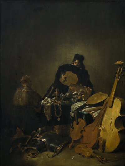 虚栄の寓意、c。 1640 作： Leonard Bramer