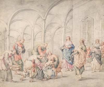 割礼、1611-74年。 作： Leonard Bramer