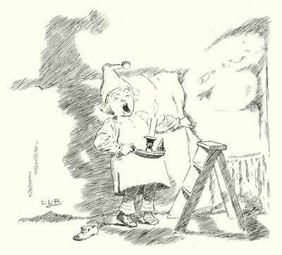 Deedle, deedle, dumpling, my son John (e.g. engraving) 作： Leonard Leslie Brooke