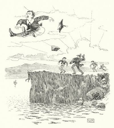 ファウストス博士は良い人だった（彫刻 作： Leonard Leslie Brooke