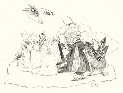 Fiddle-de-dee, fiddle-de-dee (エングレービング) 作： Leonard Leslie Brooke