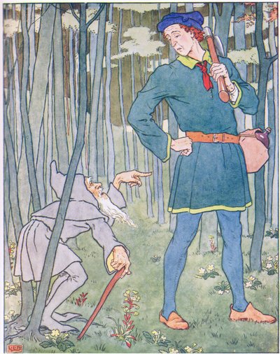彼は少し古い灰色の男に会った 作： Leonard Leslie Brooke