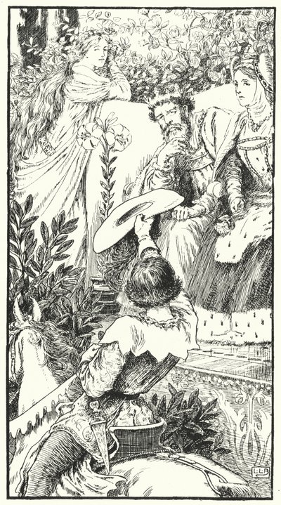 Here comes a lusty wooer (in engraving) 作： Leonard Leslie Brooke