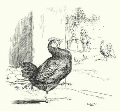 Higgley Piggley, my black hen (in engraving) 作： Leonard Leslie Brooke