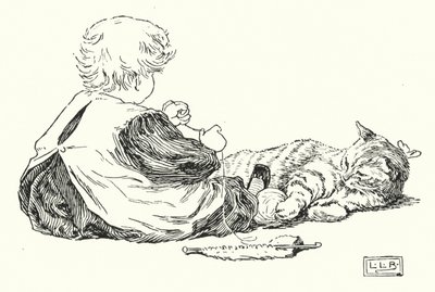 I Love little pussy, her coat is so warm (in engraving) 作： Leonard Leslie Brooke