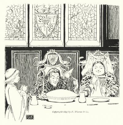 ジャック・スプラットは脂肪を食べず、彼の妻は赤身を食べられなかった（彫刻 作： Leonard Leslie Brooke
