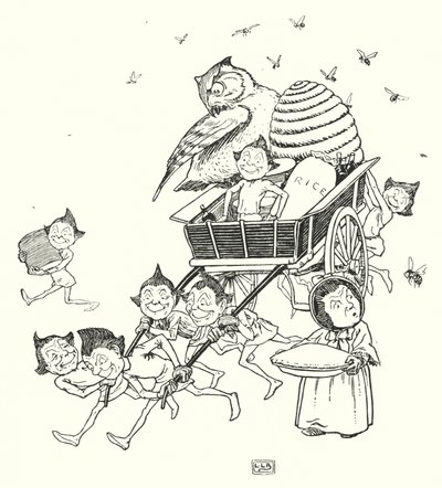 The Jumblies（リトグラフ 作： Leonard Leslie Brooke