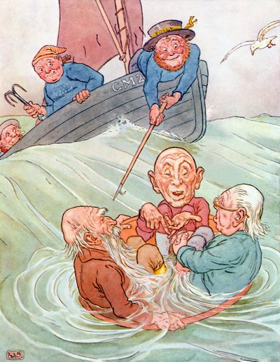 ゴッサムの三人の賢者 作： Leonard Leslie Brooke