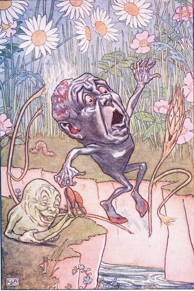 わら、石炭、豆、1920年代 作： Leonard Leslie Brooke