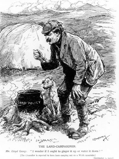 土地運動家、1913 作： Leonard Raven Hill