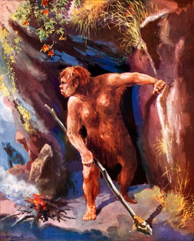 ネアンデルタール人 作： Leonard Robert Brightwell