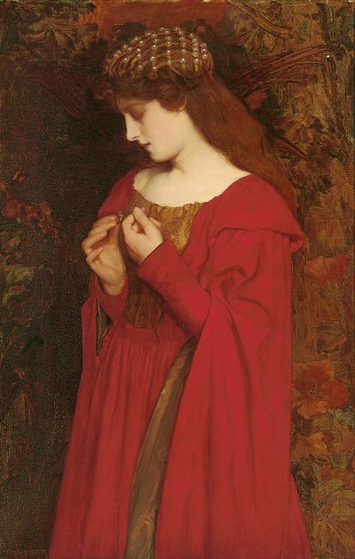 婚約者（キャンバスに油彩） 作： Leonard T. Watts