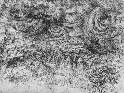 Cloudburst、c1480 1945 作： Leonardo da Vinci