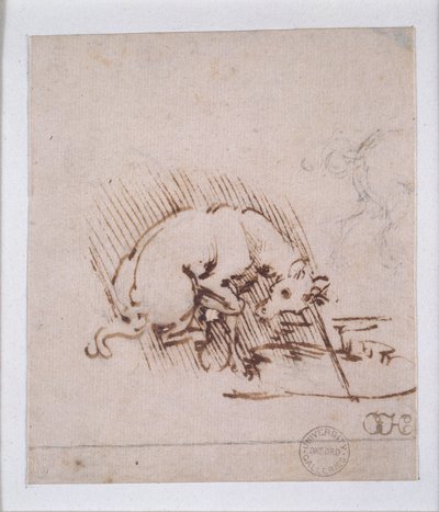 ユニコーン、c1472-1519 作： Leonardo da Vinci