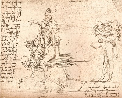 寓話的な構成、c1472-c1519 1883 作： Leonardo da Vinci