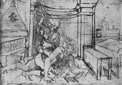 アリストテレスとフィリス、c1480 1945 作： Leonardo da Vinci
