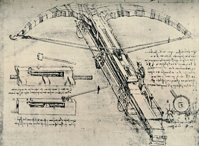 バリスタ、1928 作： Leonardo da Vinci