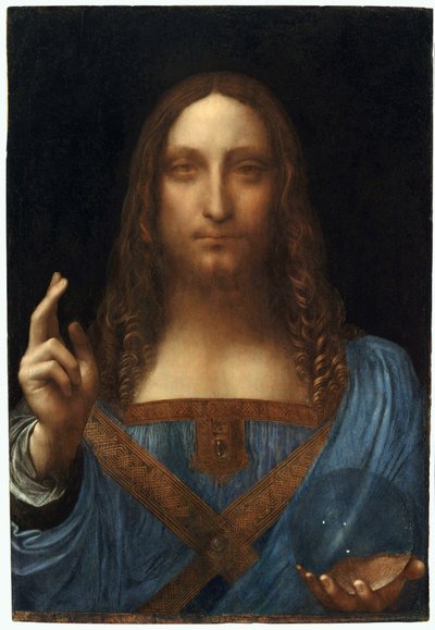 サルバトール・ムンディとしてのキリスト 作： Leonardo da Vinci