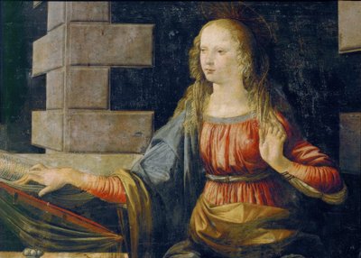 受胎告知 作： Leonardo da Vinci