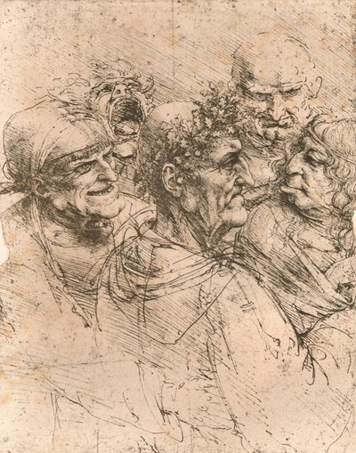 似顔絵のドローイング、c1472-c1519 1883 作： Leonardo da Vinci