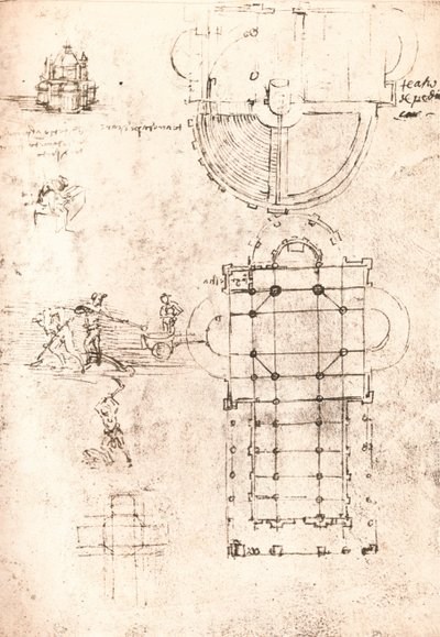 教会の絵、c1472-c1519 1883 作： Leonardo da Vinci