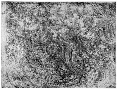世界の終わり、c1514-1515 1954 作： Leonardo da Vinci