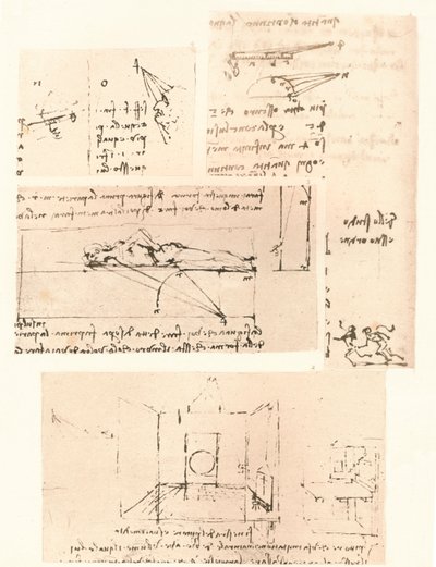 絵画の実践を示す4つの図、c1472-c1519 1883 作： Leonardo da Vinci