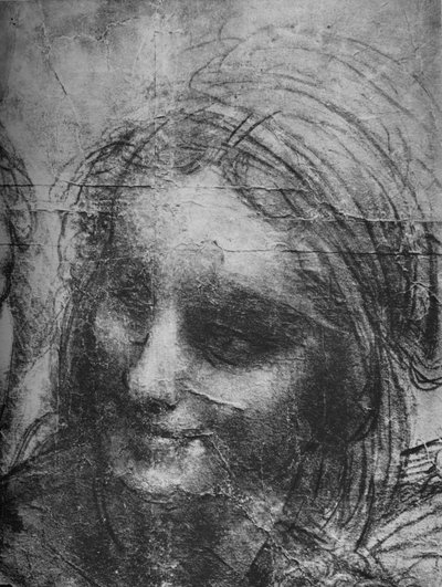 聖アンヌの頭-聖アンと幼子聖ヨハネと聖母子 作： Leonardo da Vinci