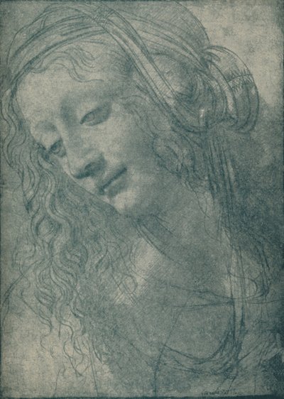 聖母の頭、15世紀、1932年 作： Leonardo da Vinci
