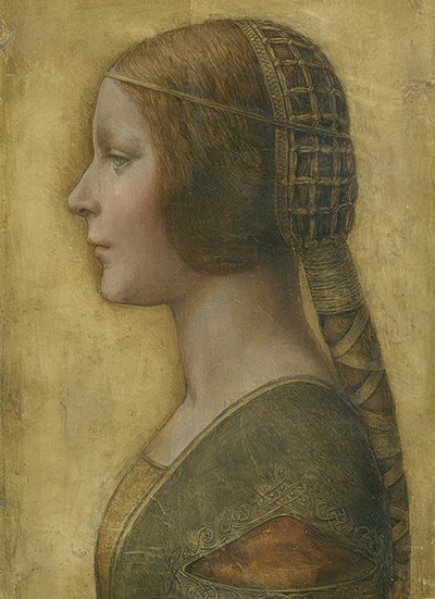 美しい王女。ええと1496 作： Leonardo da Vinci