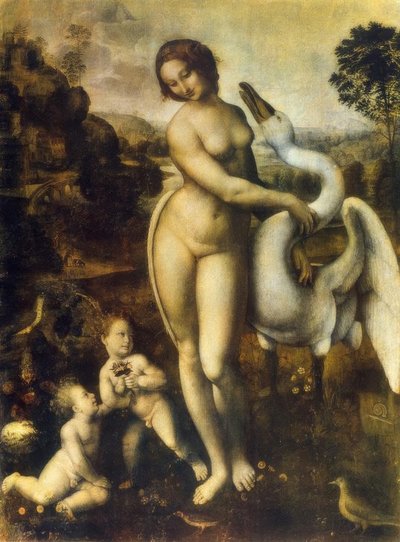 白鳥とレダ 作： Leonardo da Vinci