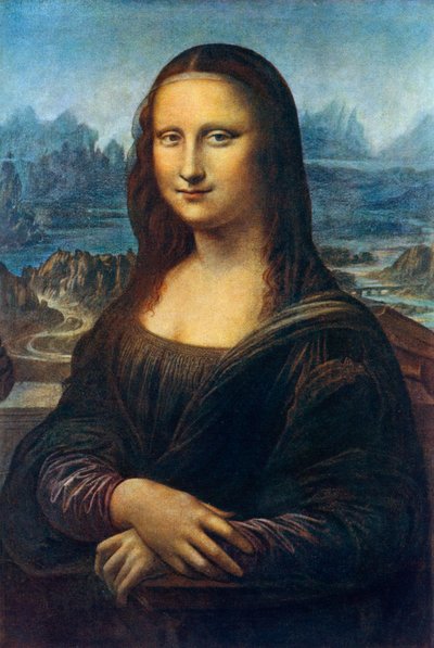 モナリザ、c1505、1912。 作： Leonardo da Vinci