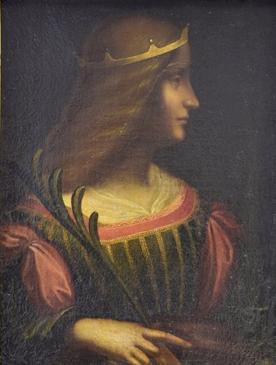 イザベラデステの肖像c。 1510 作： Leonardo da Vinci