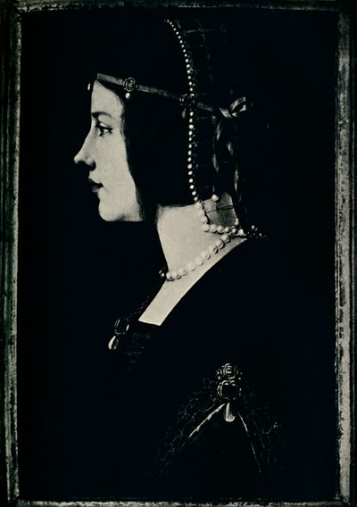 若い王女の肖像画、1928 作： Leonardo da Vinci