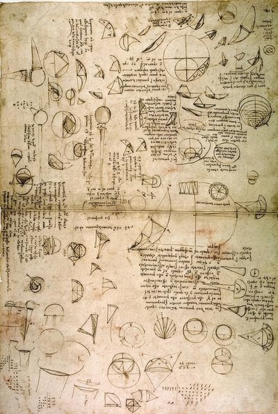 円を二乗する 作： Leonardo da Vinci