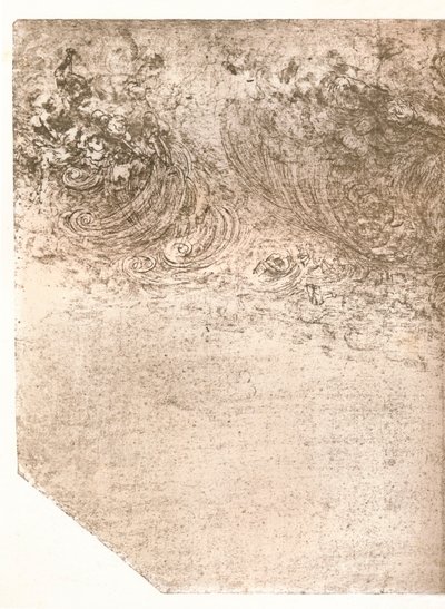 暴風雨の表現、c1472-c1519 1883。 作： Leonardo da Vinci