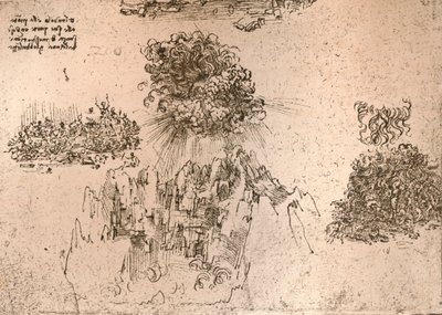 自然現象の表現、c1472-c1519 1883 作： Leonardo da Vinci