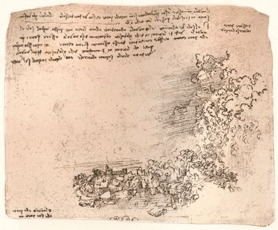 自然現象の表現、c1472-c1519 1883 作： Leonardo da Vinci