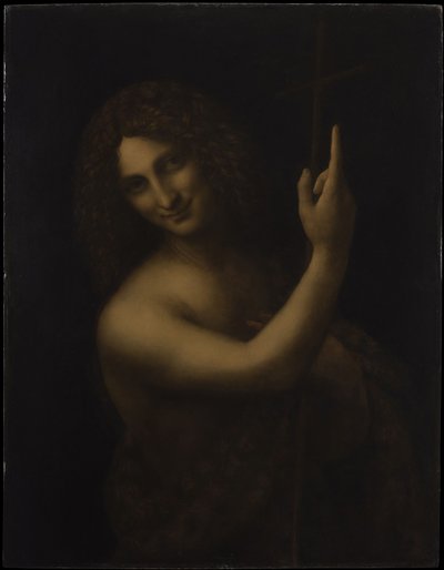 洗礼者聖ヨハネ、1513-1516。 作： Leonardo da Vinci