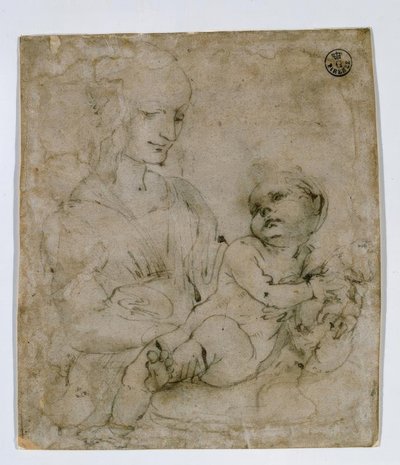 マドンナと猫の研究 作： Leonardo da Vinci