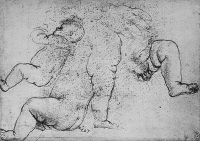 子供の研究、c1490 1945 作： Leonardo da Vinci