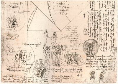 エンブレムの研究、c1472-c1519 1883 作： Leonardo da Vinci