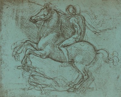 スフォルツァ記念碑の研究、c1482-c1499 1883 作： Leonardo da Vinci