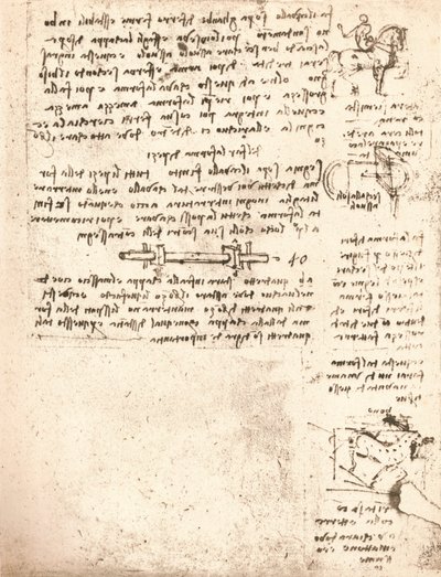 スフォルツァ記念碑の研究、c1482-c1499 1883 作： Leonardo da Vinci