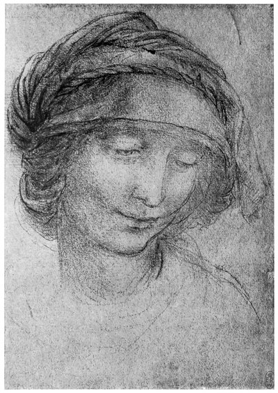 セントアン首長のための研究、c1508 1954 作： Leonardo da Vinci