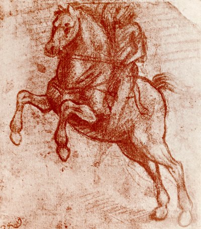 騎士の研究、レオナルド・デ・ヴィンチ、1913 作： Leonardo da Vinci