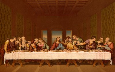 最後の晩餐 作： Leonardo da Vinci